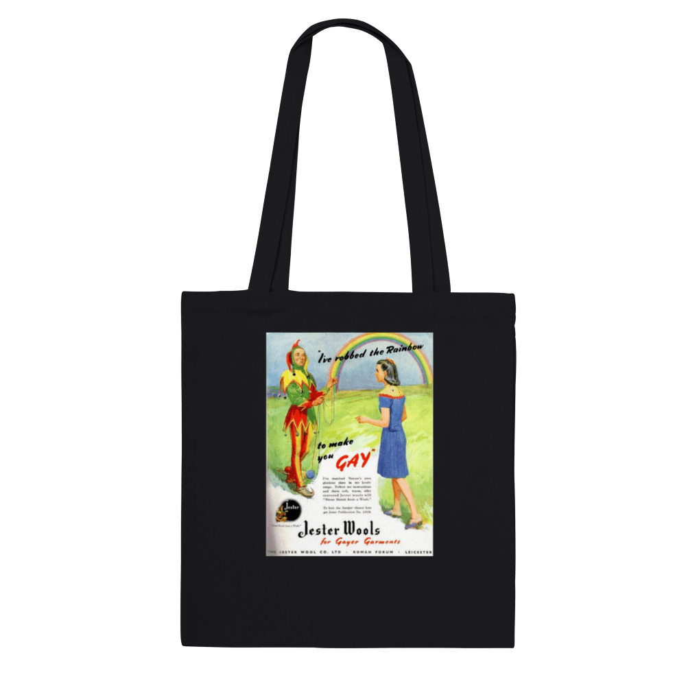 Tote Bags - Gay Wool - Queer Vintage Ads Tote Bag