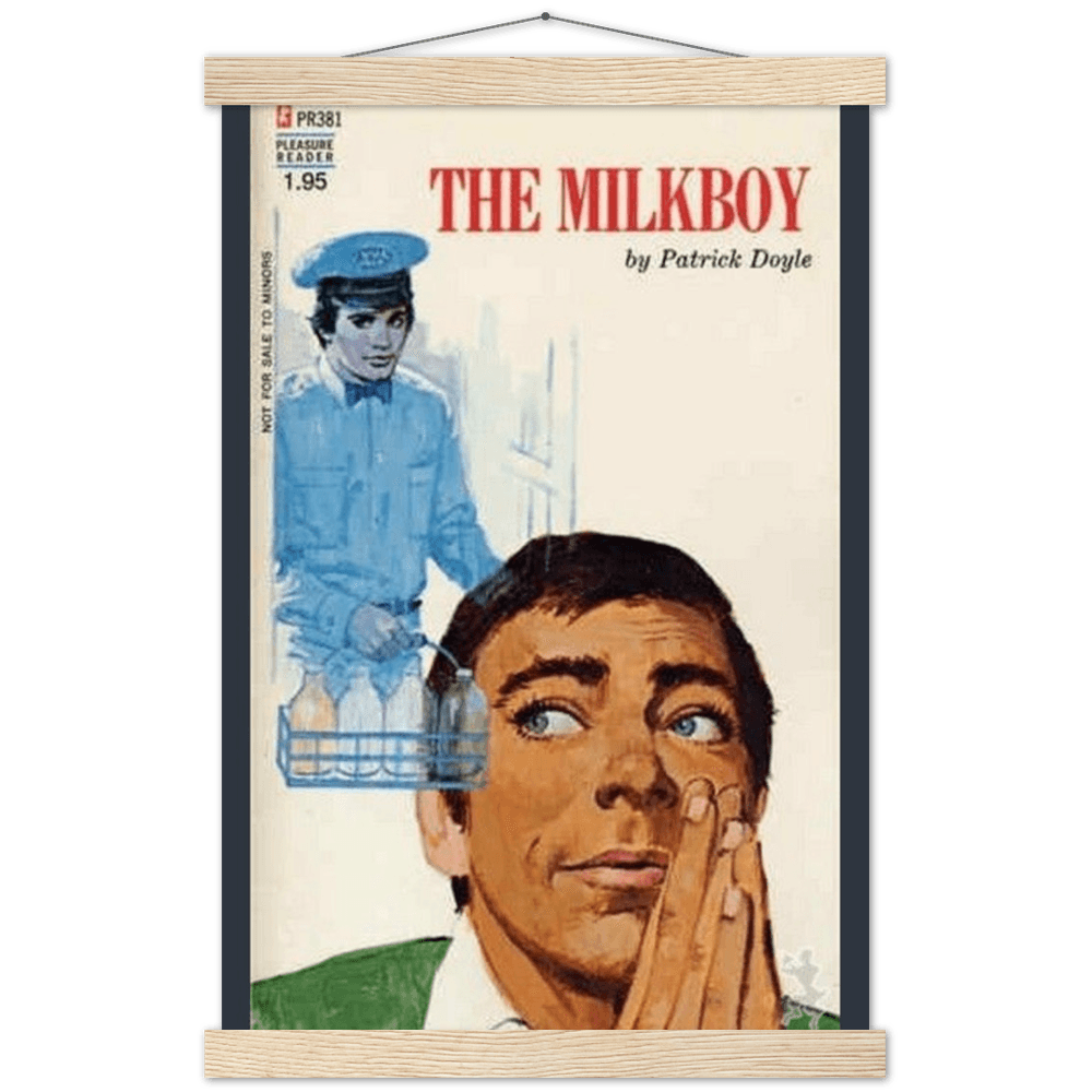 Wall Art - The Milkboy -  Matte Paper Poster & Hanger