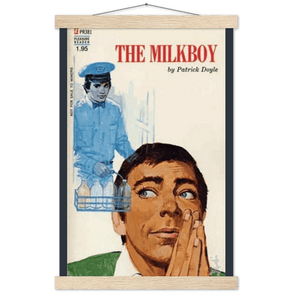 Wall Art - The Milkboy -  Matte Paper Poster & Hanger