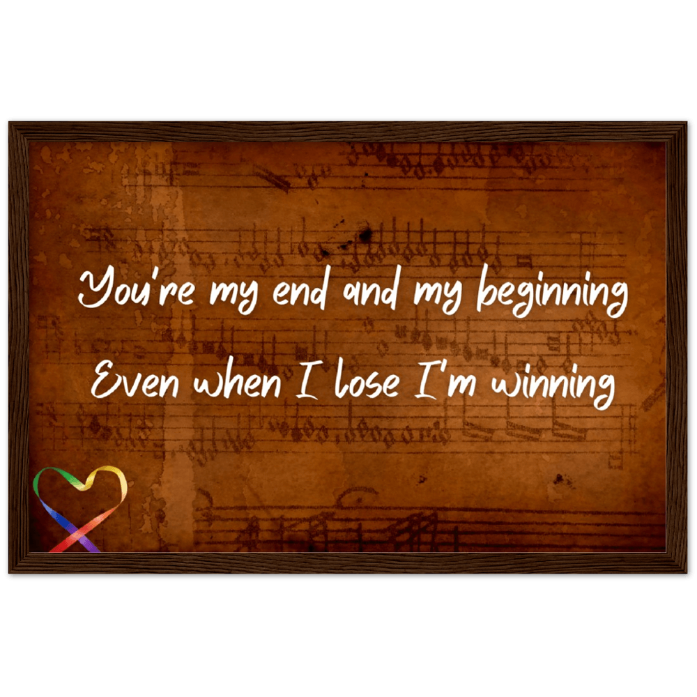 Wall Art - I'm Winning - Loved Lyrics Series | LGBTQIA+ Queer Wall Art