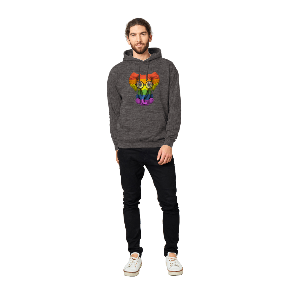 Hoodie - Ele-fab Premium LGBTQIA+ Pullover Hoodie