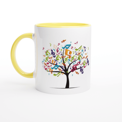 Mug - Music Is Life Tree Coffee Mug - LGBTQIA+ Queer