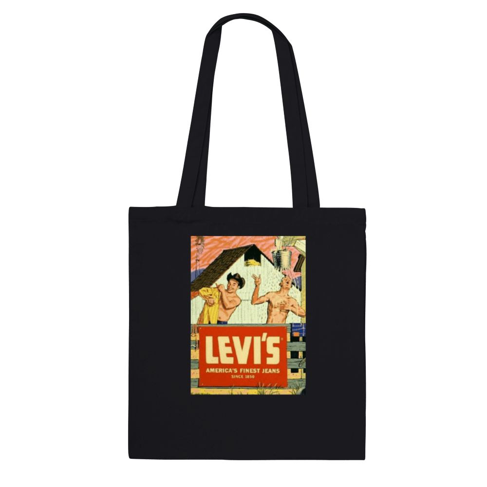 Tote Bags - Cowboys - Queer Vintage Ads Tote Bag