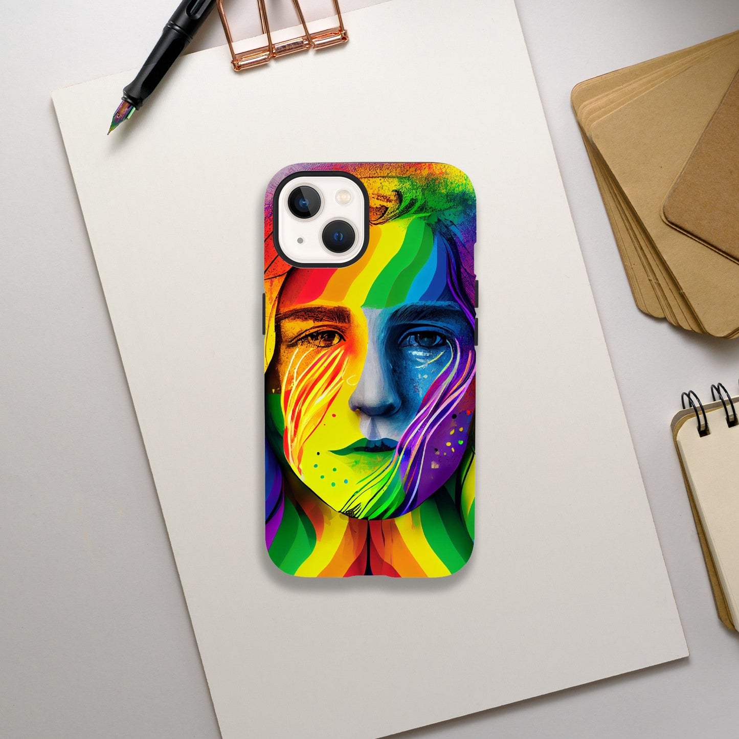 Mobile Phone Case - Lisa IPhone - Bio - Flexi - Slim - Tough - LGBTQIA+ Queer Mobile Phone Case