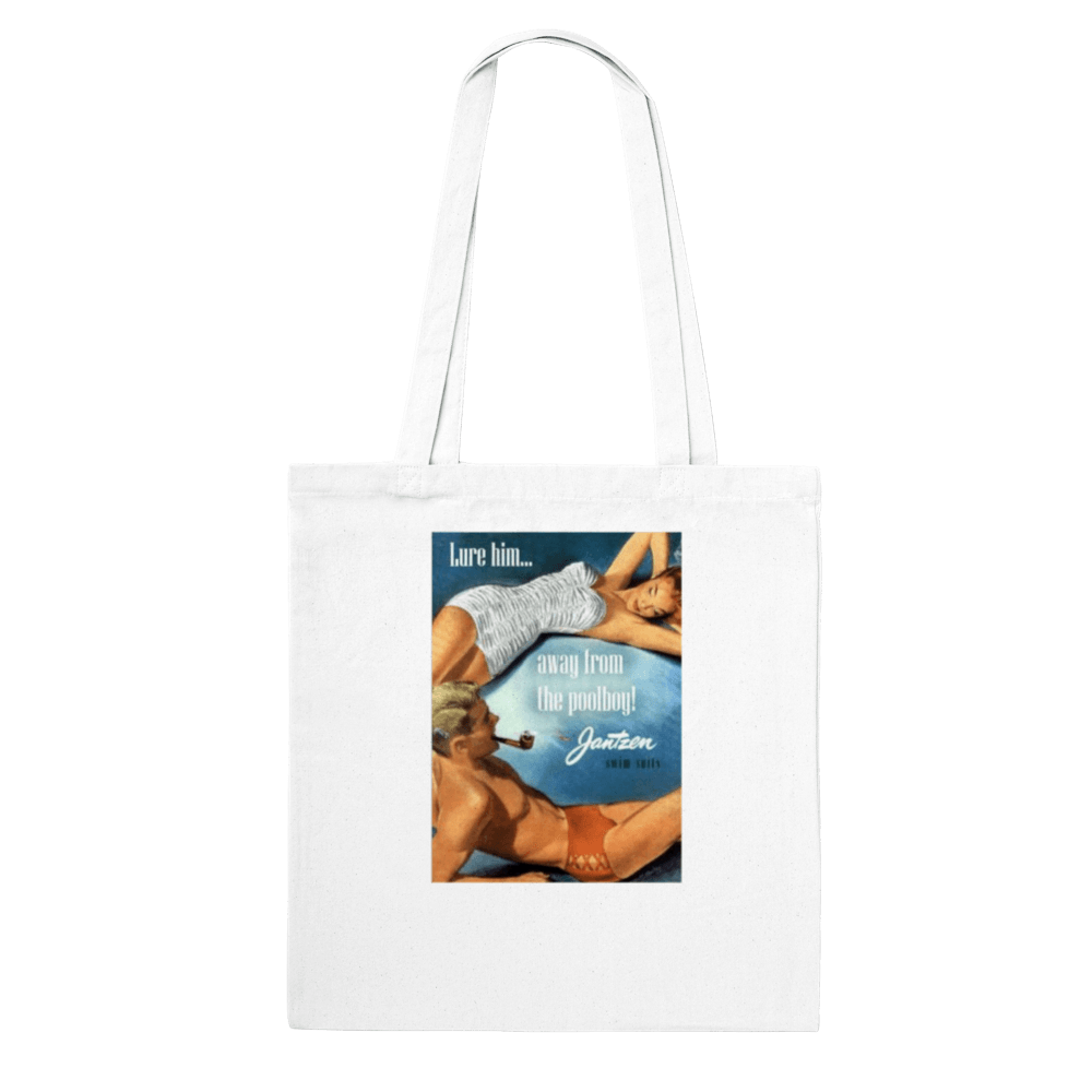 Tote Bags - Poolboy - Queer Vintage Ads Tote Bag