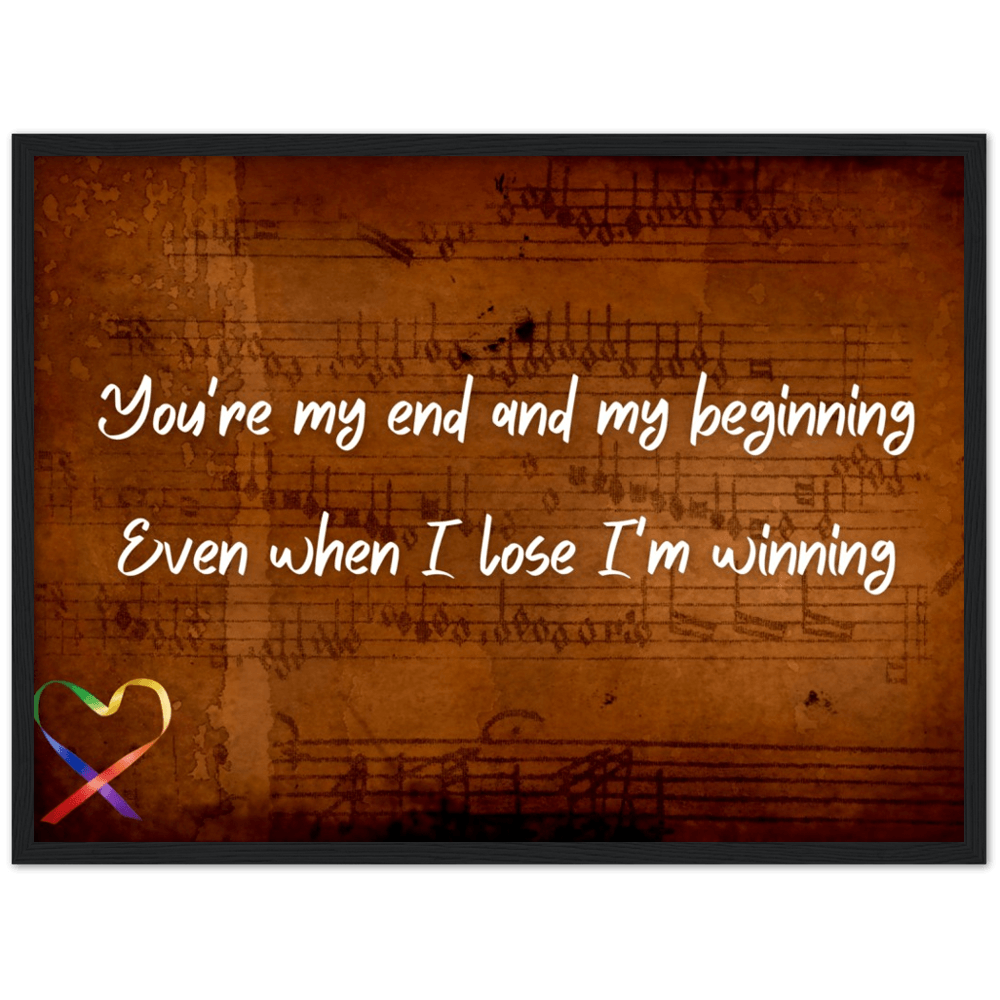 Wall Art - I'm Winning - Loved Lyrics Series | LGBTQIA+ Queer Wall Art