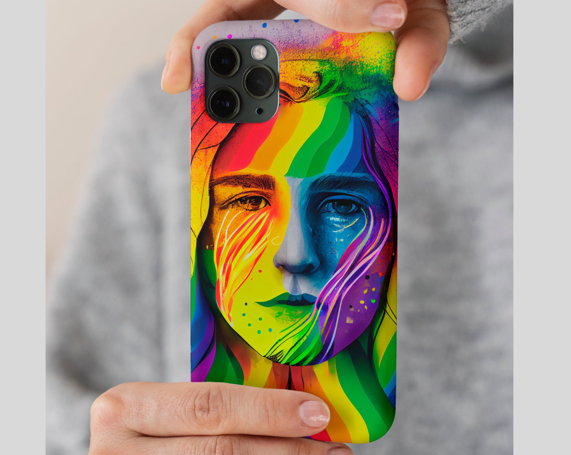 Mobile Phone Case - Lisa IPhone - Bio - Flexi - Slim - Tough - LGBTQIA+ Queer Mobile Phone Case