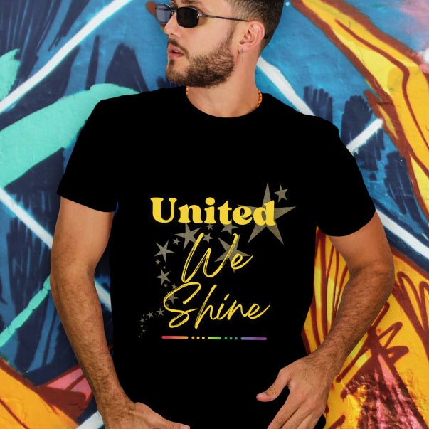 T-Shirt - United We Shine Organic Crewneck T-Shirt