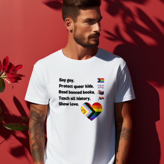 T-Shirt - Say Gay Heavyweight Crewneck T-Shirt