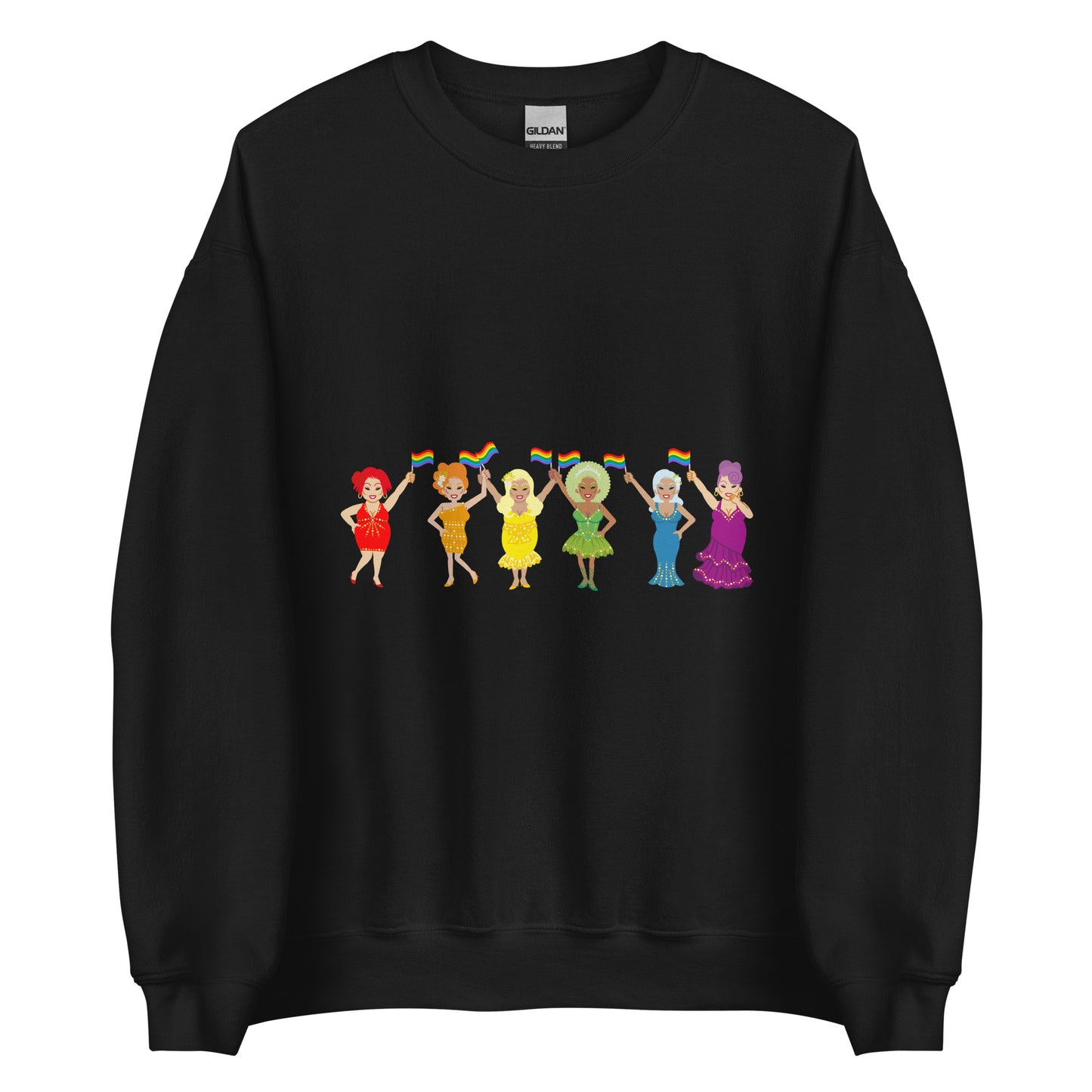 LGBTQIA+ Queer Pride Queens Premium Sweatshirt