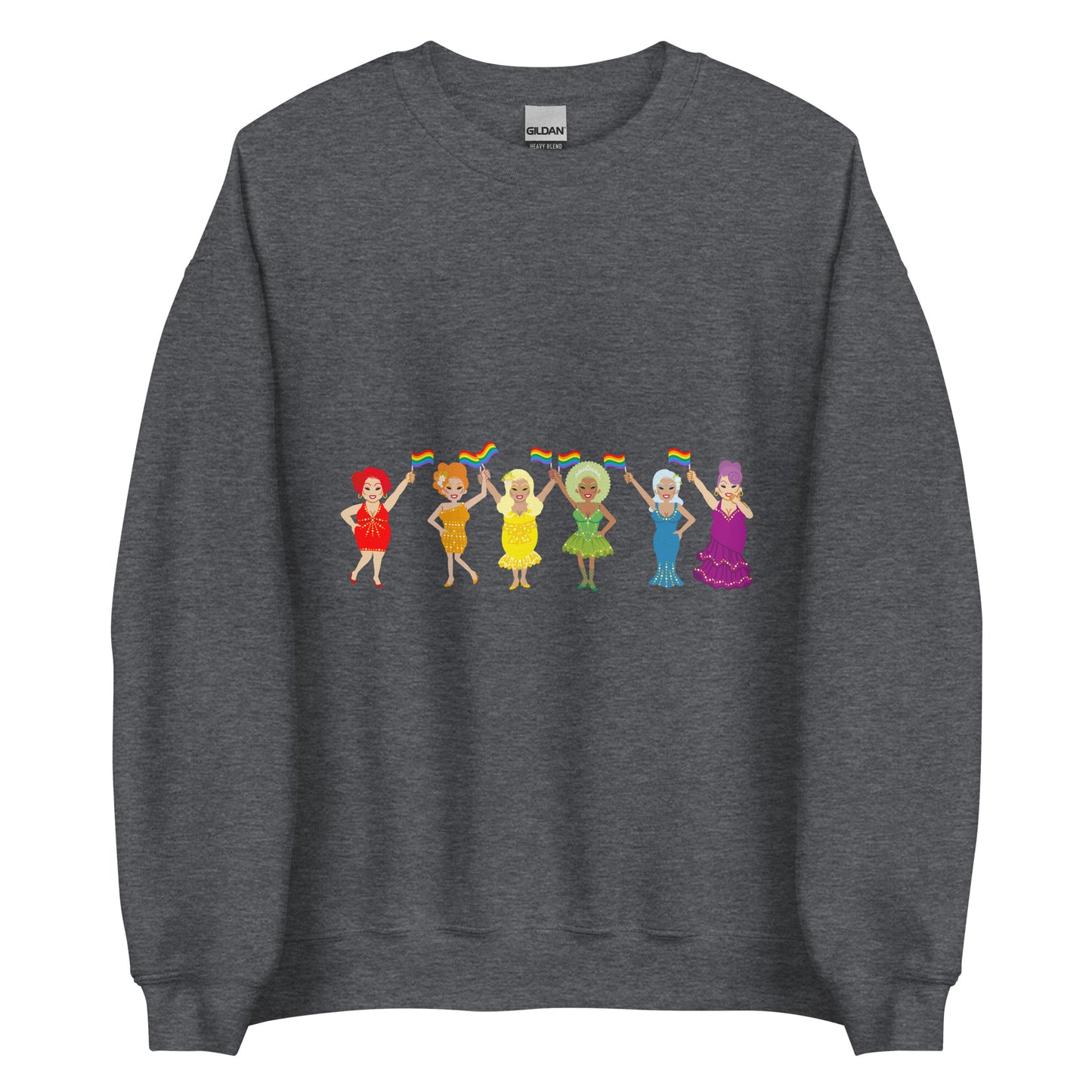 LGBTQIA+ Queer Pride Queens Premium Sweatshirt