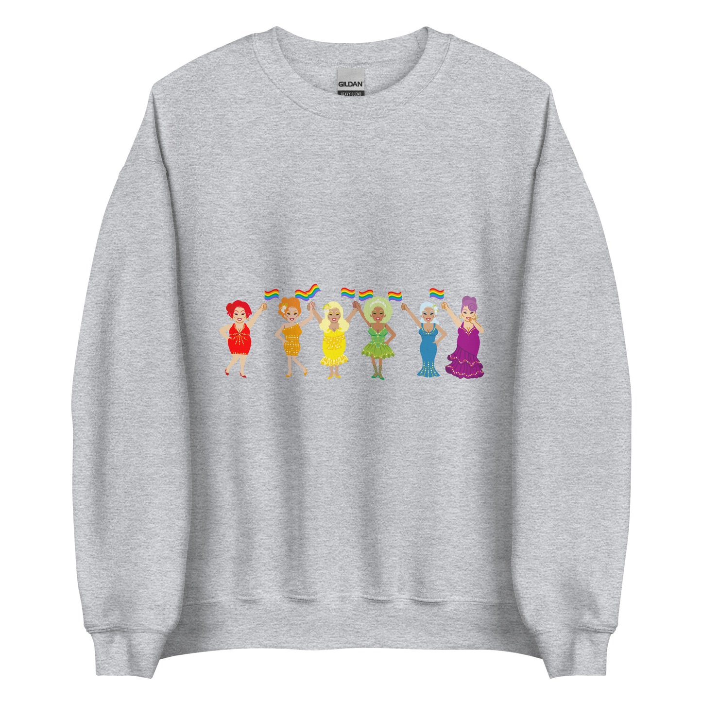 LGBTQIA+ Queer Pride Queens Premium Sweatshirt