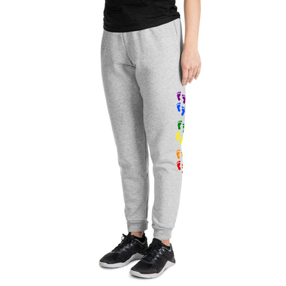 LGBTQIA+ Queer Pride Footprints Tracksuit Pants