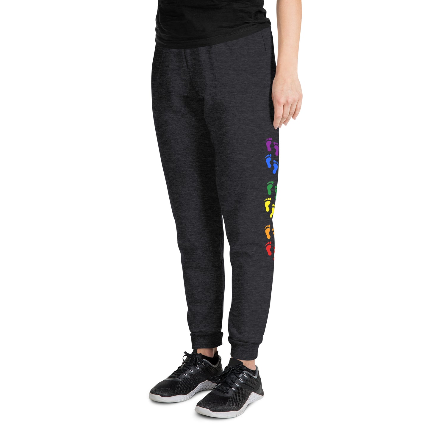 LGBTQIA+ Queer Pride Footprints Tracksuit Pants