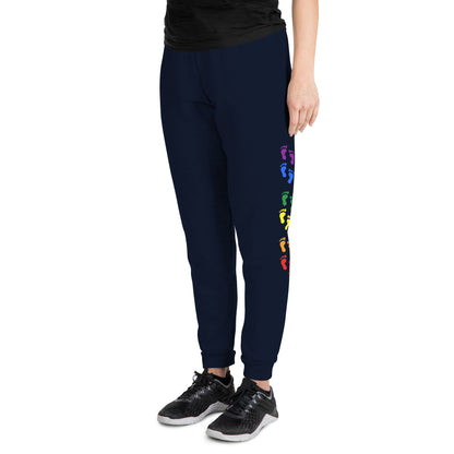 LGBTQIA+ Queer Pride Footprints Tracksuit Pants