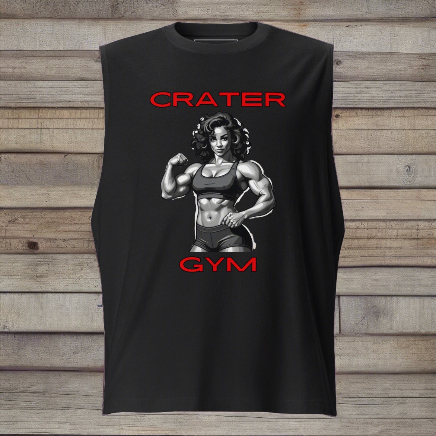 LGBTQIA+ Queer Crater Gym Muscle Shirt