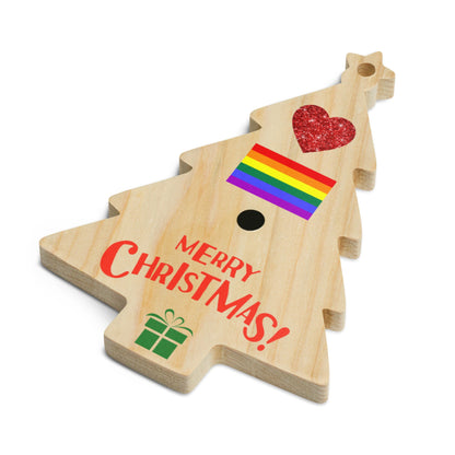 Pride Tree Wooden Ornament