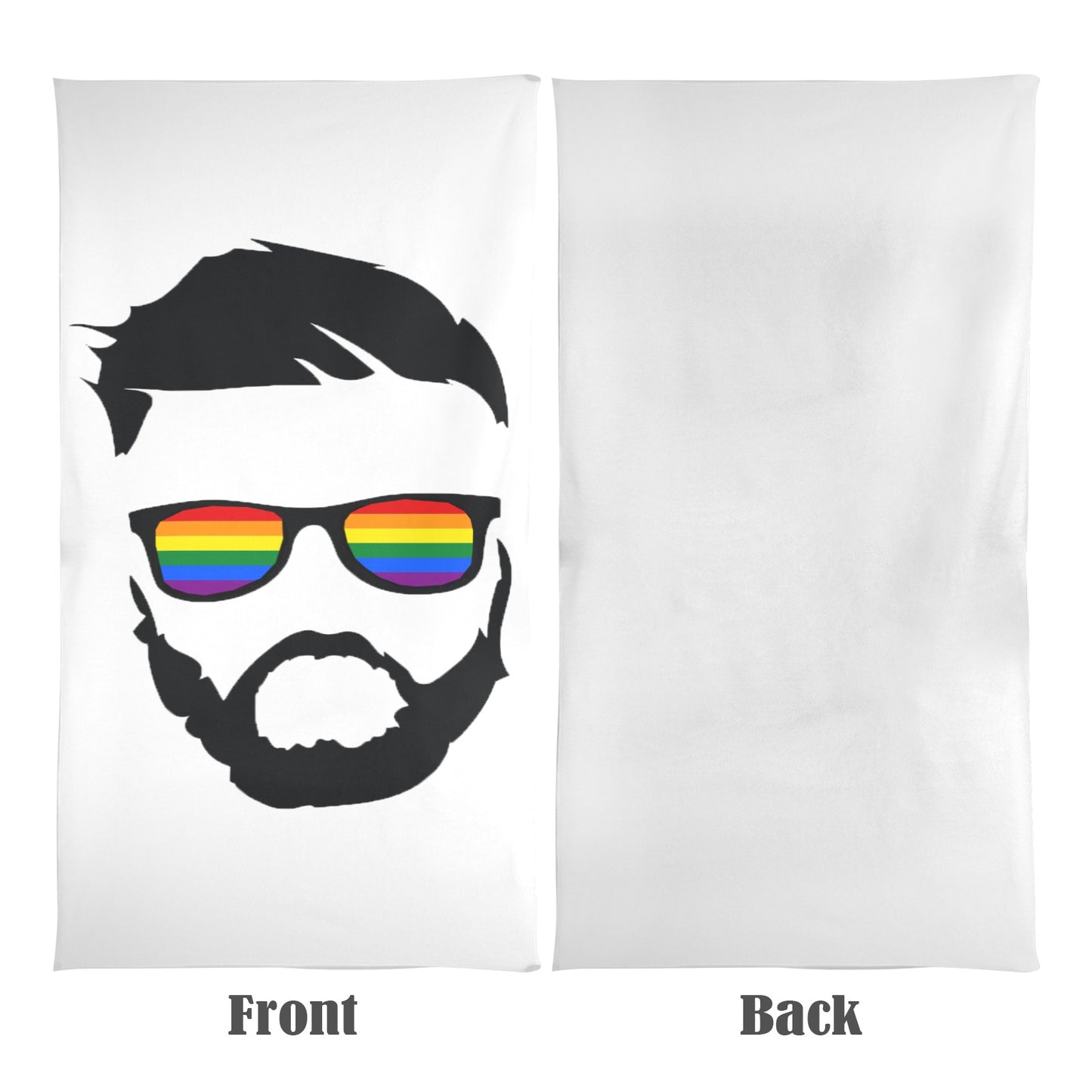 LGBTQIA+ Queer Pride Man Beach Towel