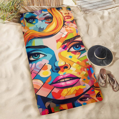 LGBTQIA+ Queer Our Pride Queen Beach Towel